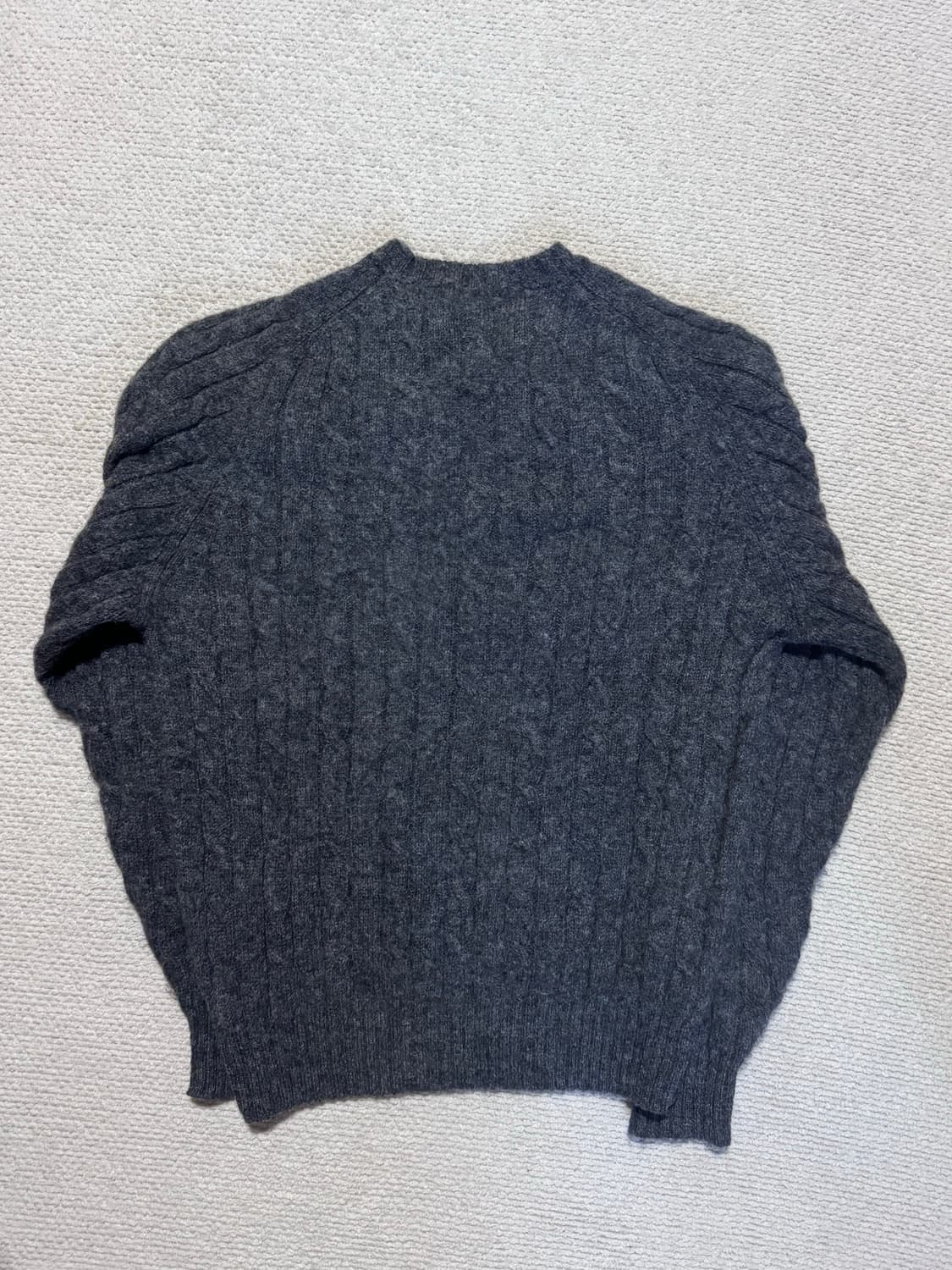 J.PRESS 스코틀랜드 쉐기독 울 니트 그레이 L 상품이미지7