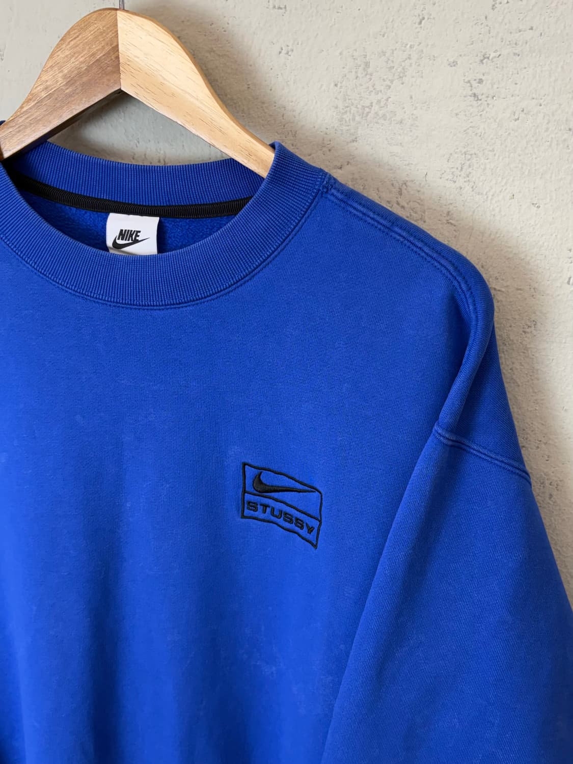 나이키 스투시 NRG 워시드 크루넥 맨투맨 블루 상품이미지4