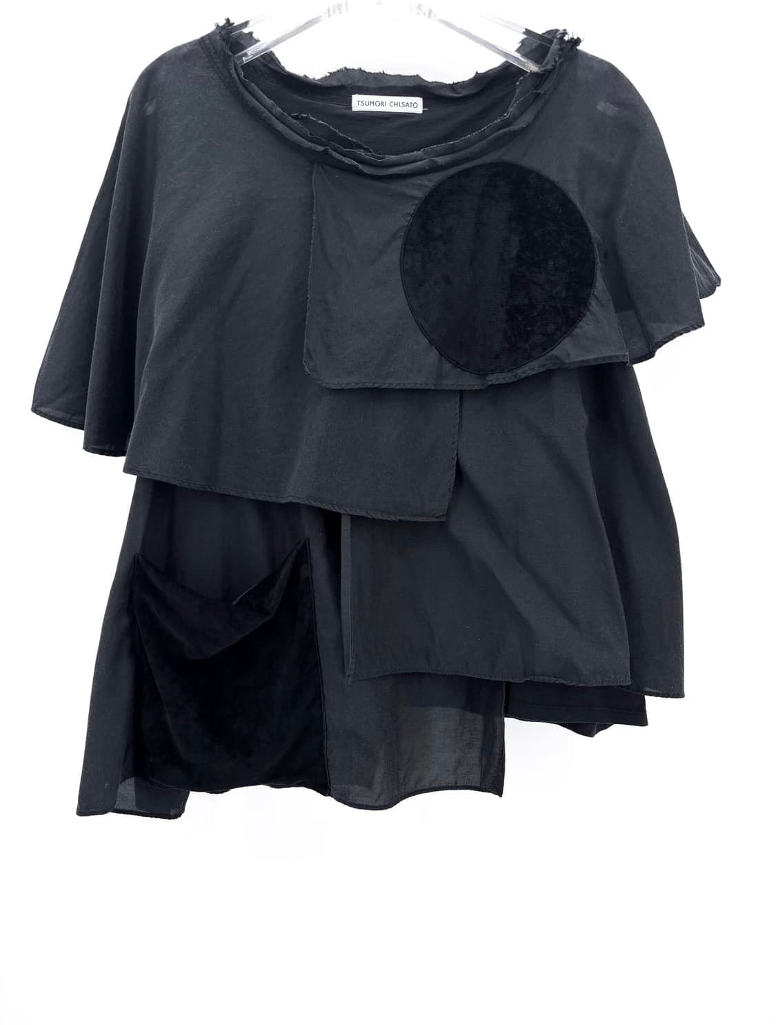 츠모리치사토 Dot Layered Blouse 상품이미지3