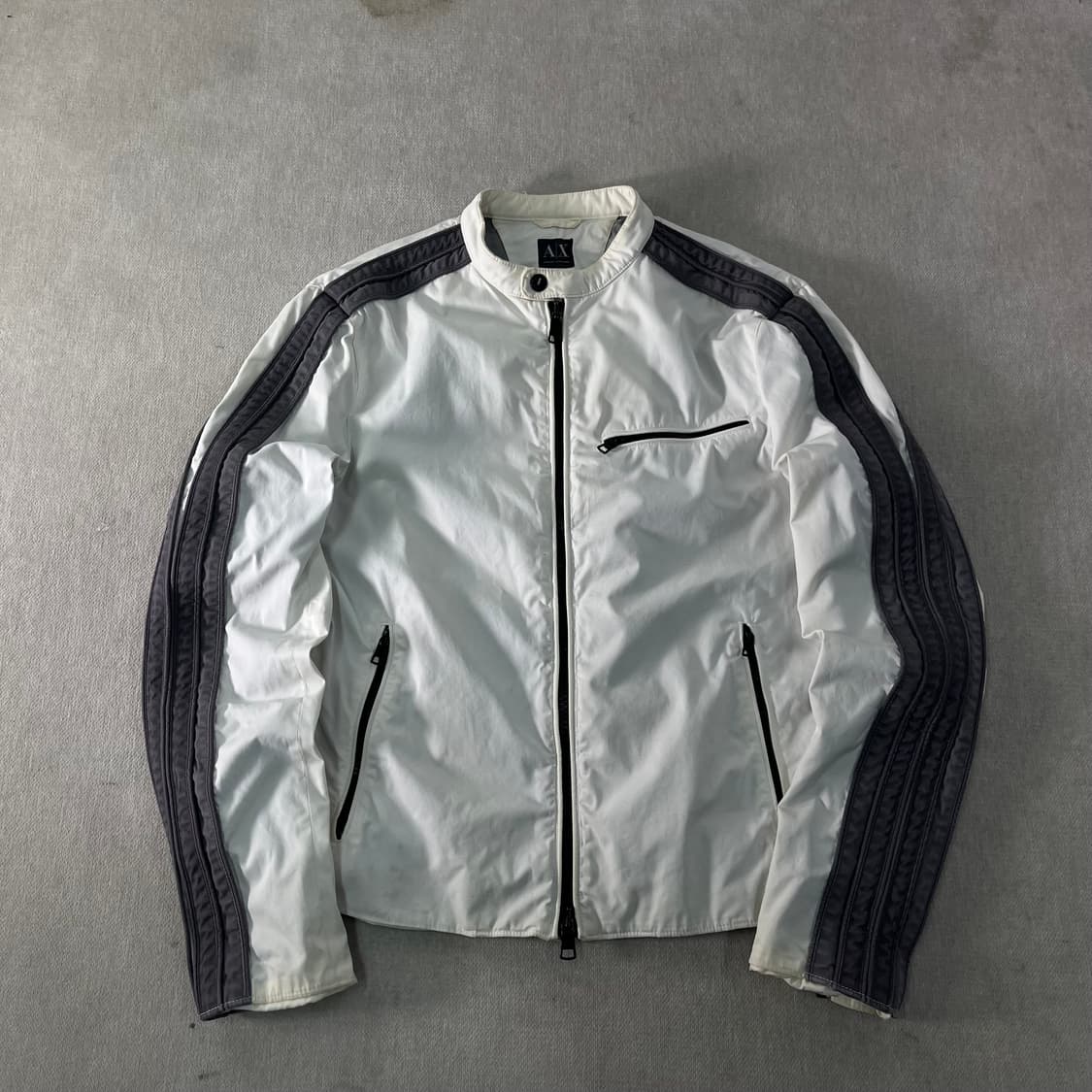 95 알마니 익스체인지 투웨이 바이커 자켓  상품이미지1