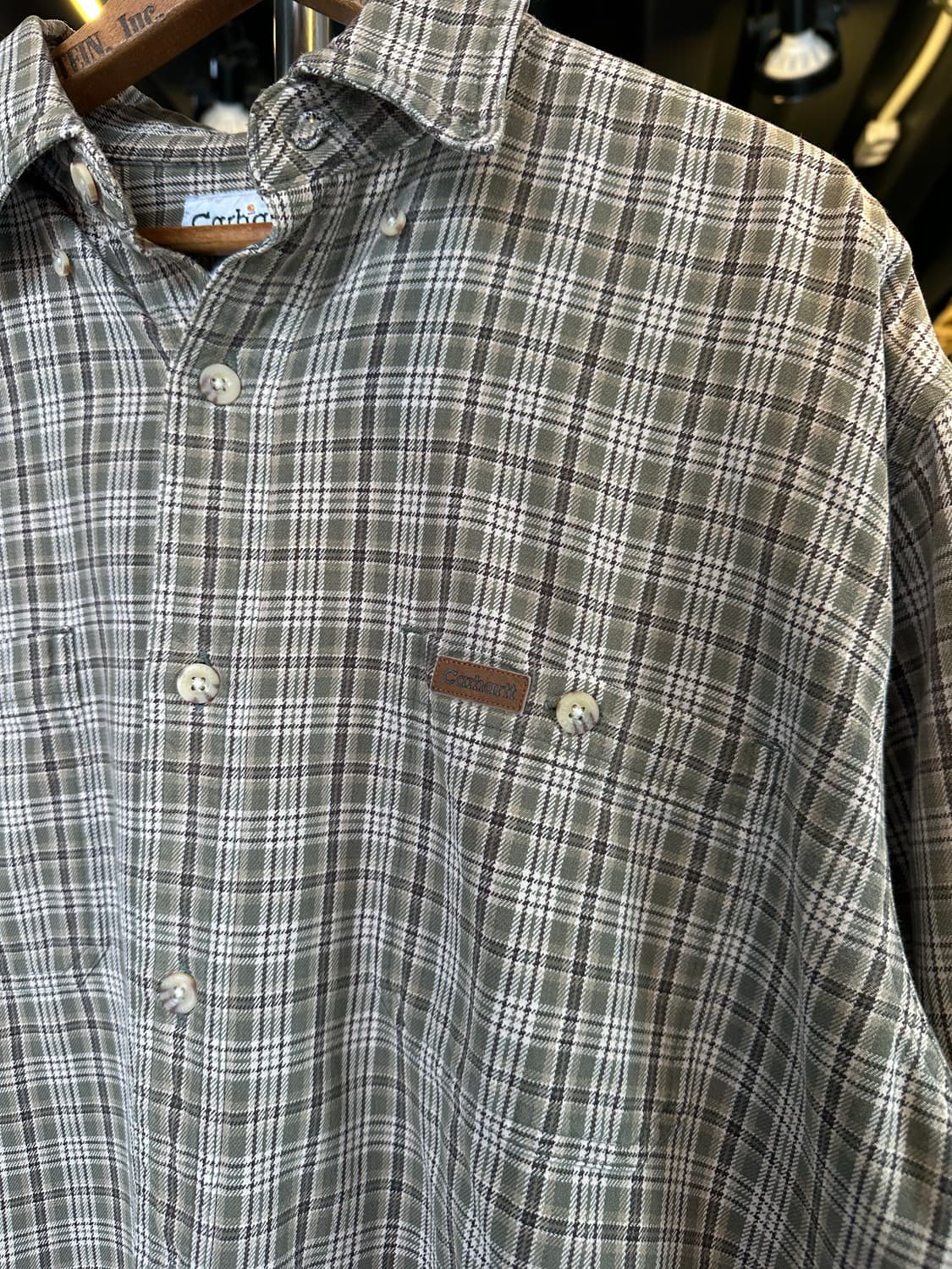 칼하트 코튼 체크 셔츠  상품이미지4