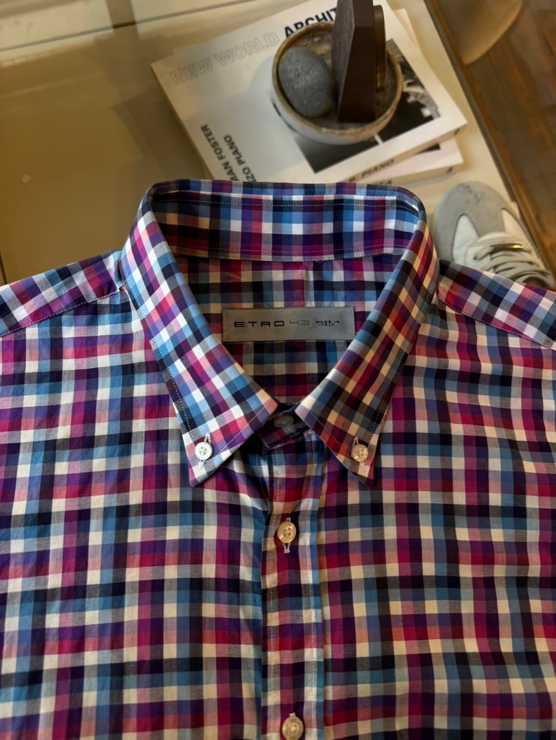 에트로 버튼다운 셔츠 100 상품이미지7