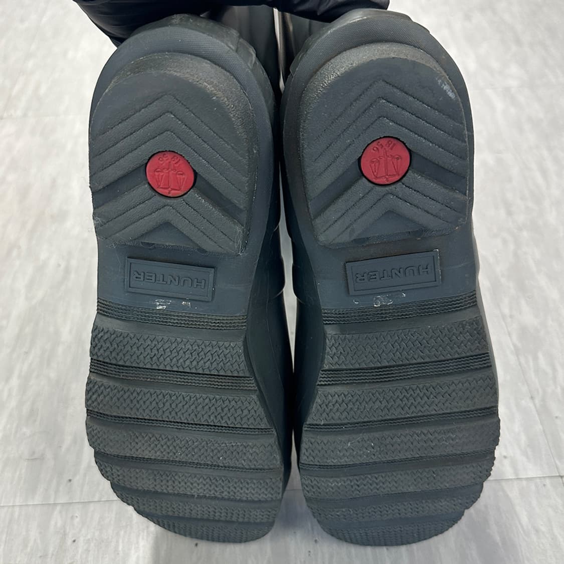 헌터 롱 레인부츠 장화 여름 장마 카키 계열 남성 270mm 상품이미지6