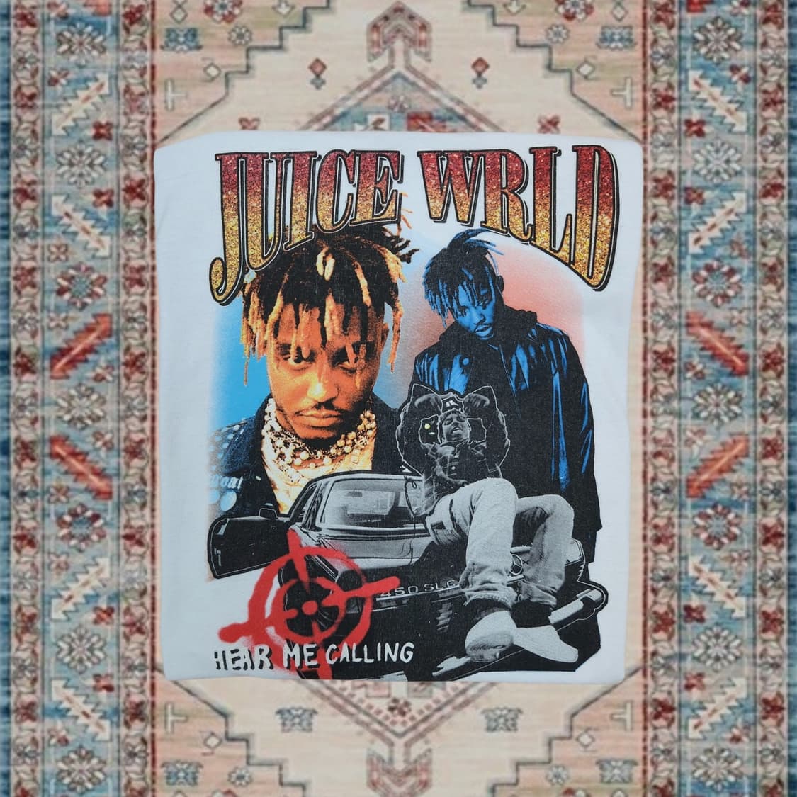 미국 래퍼 Juice WRLD 빈티지 그래픽 티셔츠 (M) 상품이미지1