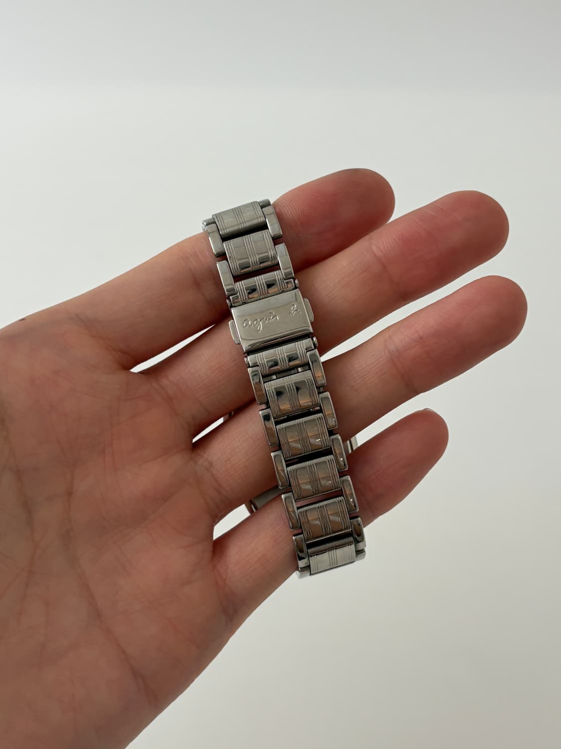 dual time silver square ladies quartz 상품이미지7