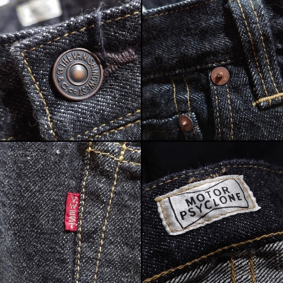 [34, 새상품]프리휠러스 Lot.601B 베니싱웨스트 데님 팬츠 상품이미지4