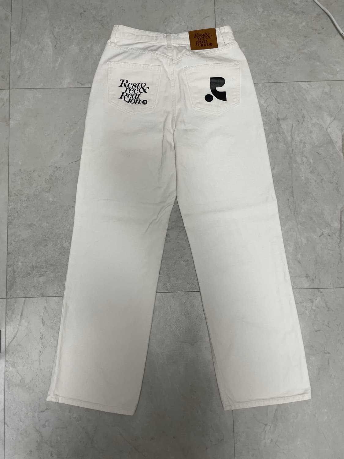 레스트앤레크레이션 RR WIDE JEANS S사이즈 상품이미지4