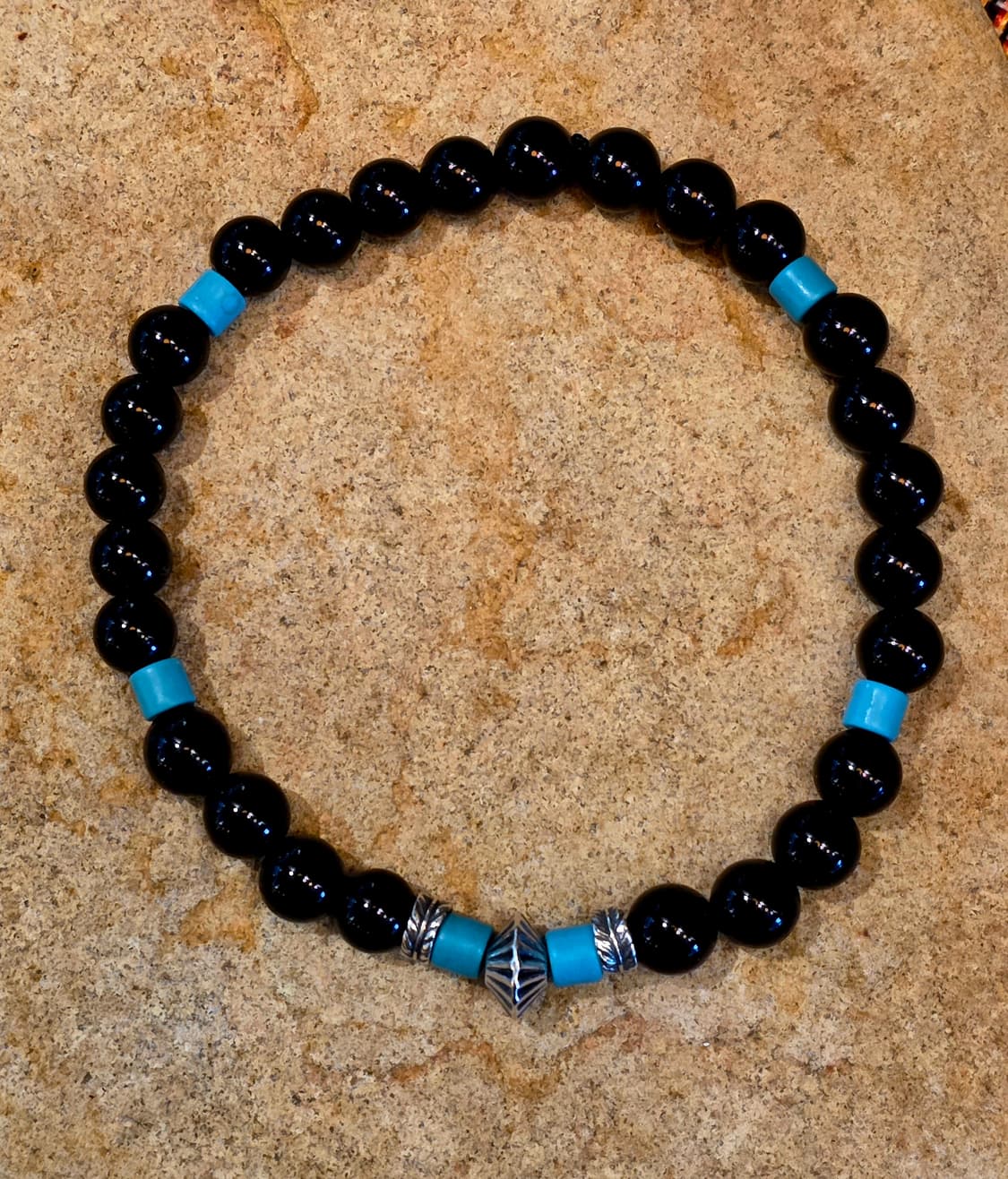 3cross Black onxys Silver925 bracelet 상품이미지7
