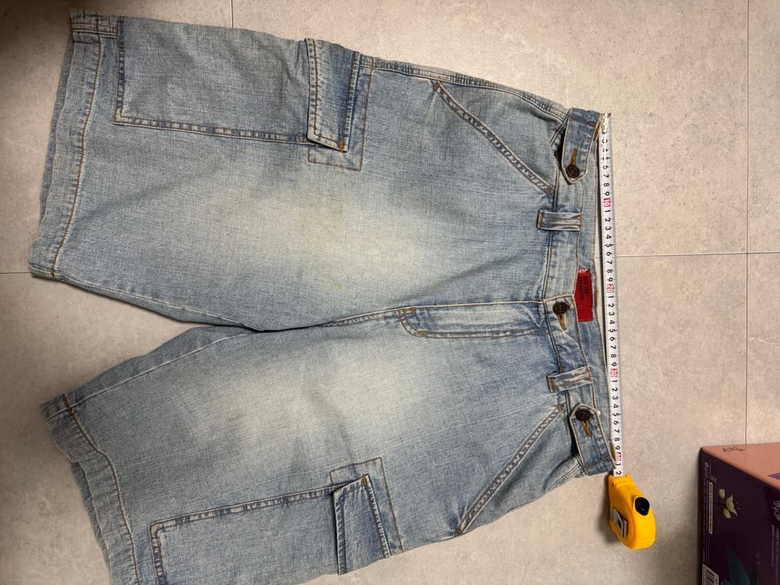 Levis 리바이스 레드탭 연청 워싱카고쇼츠 517 569 501 505 상품이미지5