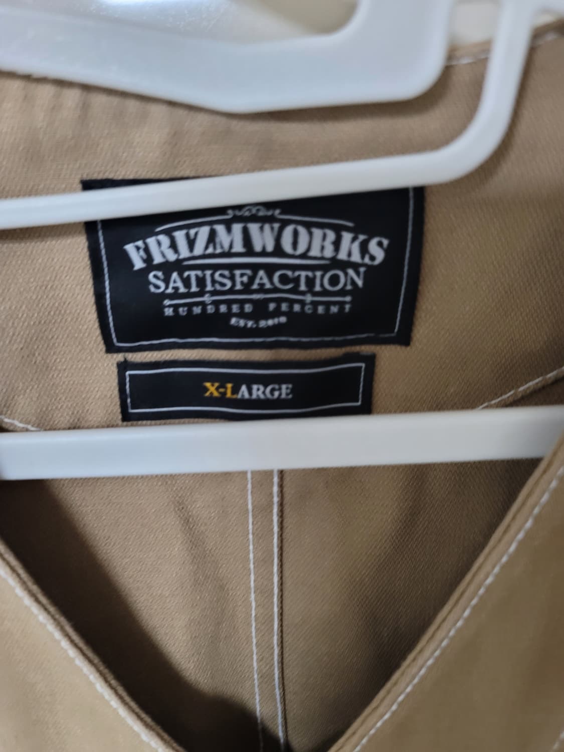 프리즘웍스 코튼 워크 베스트 xl 105정사이즈 상태극상

 상품이미지3