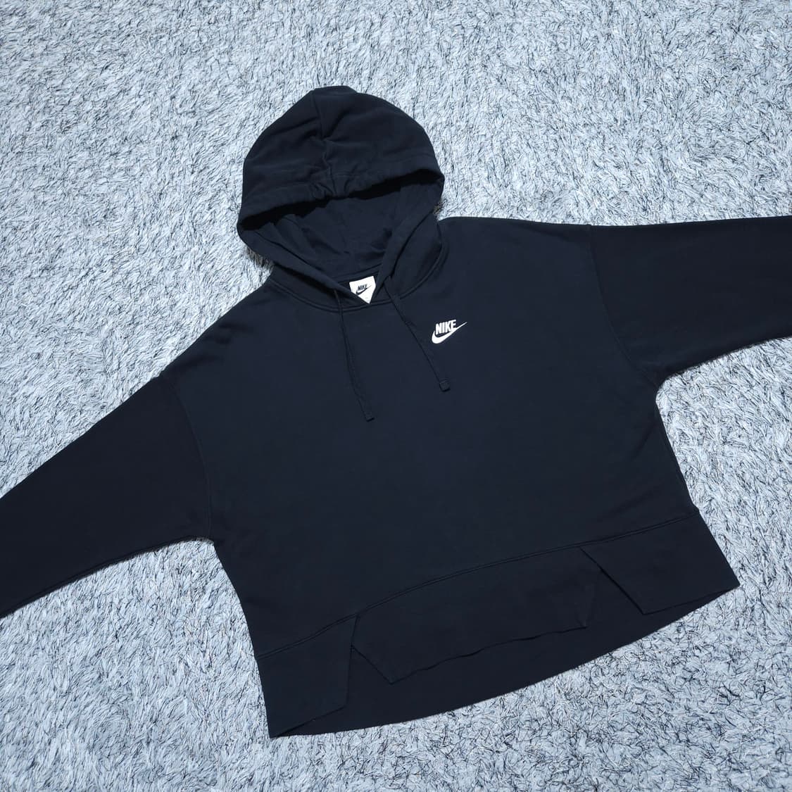 나이키) XL 여자 오버사이즈 세미크롭후디 / 왕눈이샵 상품이미지2