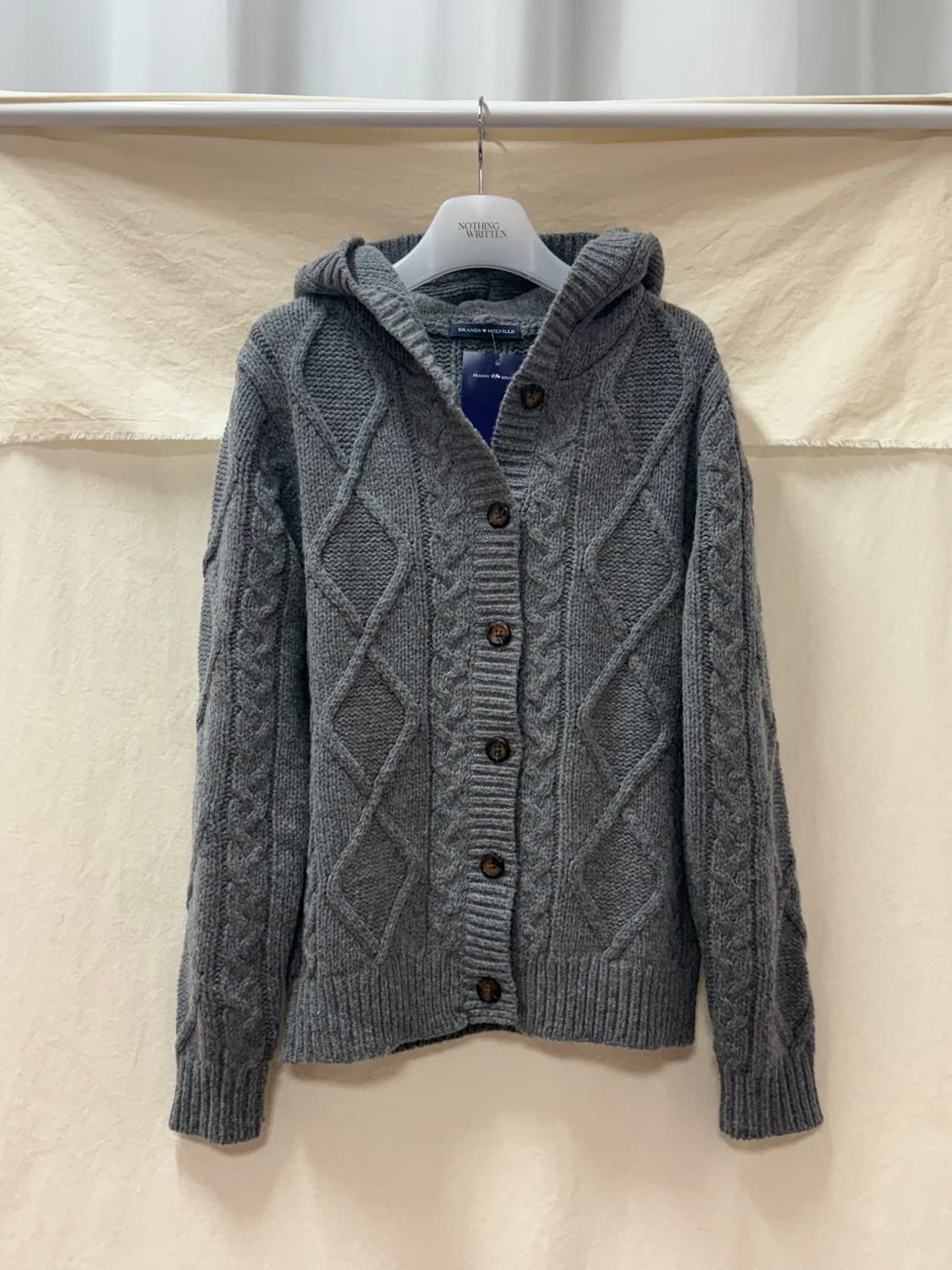 브랜디멜빌 니트후드(gray) 상품이미지1