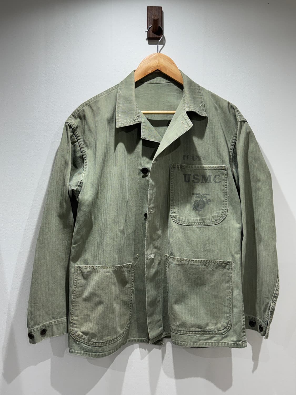 40s USMC P41 HBT 유틸리티 자켓 상품이미지1