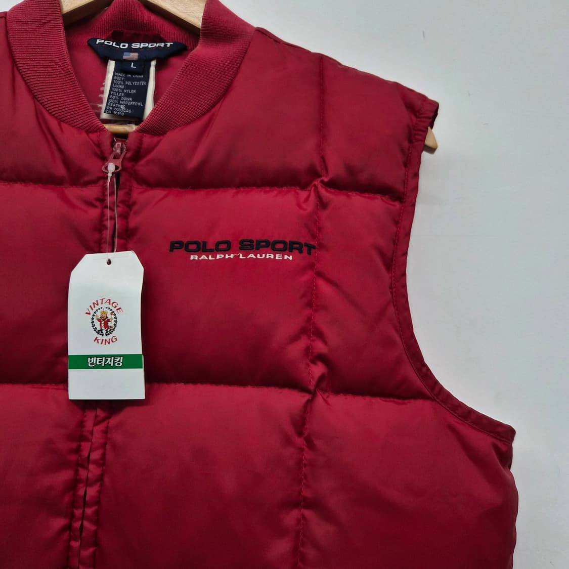 폴로랄프로렌 패딩조끼 남성 L 상품이미지2
