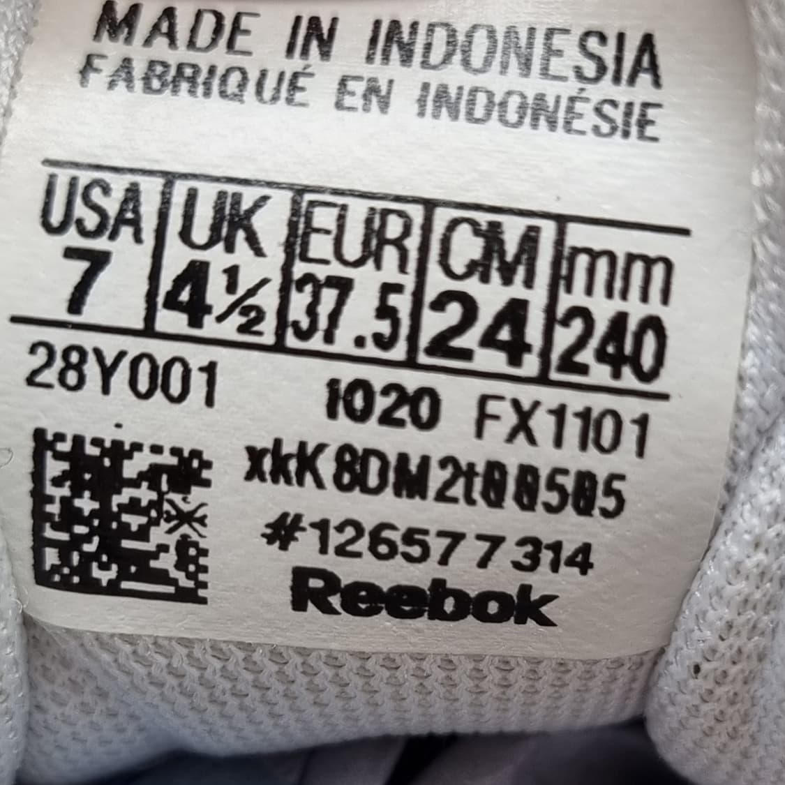 리복 직다이네미카 운동화240 상품이미지6