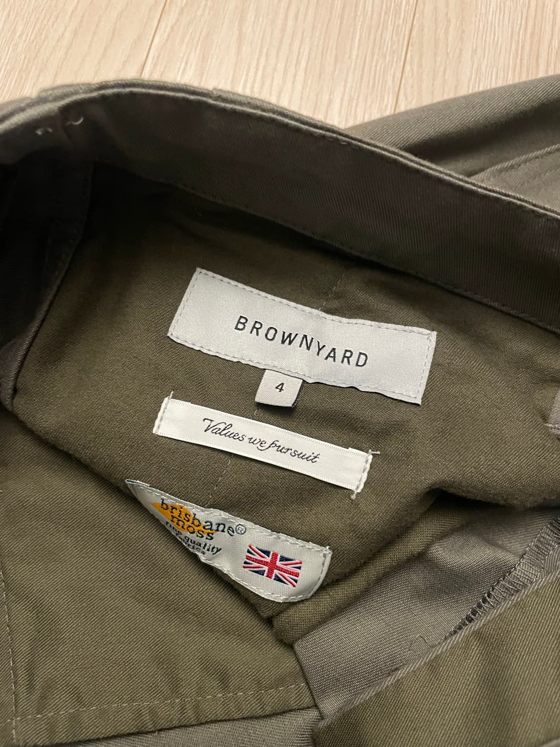 [4] 브라운야드 에센셜치노팬츠 올리브 상품이미지3