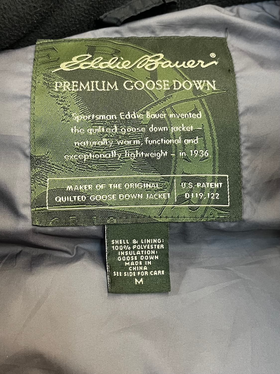 에디바우어 구스다운 베스트 블랙 M  #csz2348 상품이미지5