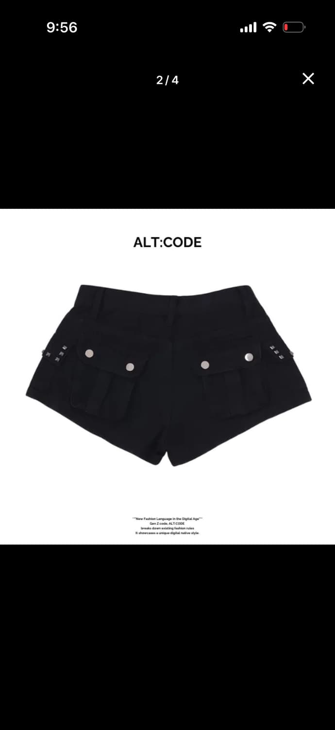 마이크로 스터드 숏팬츠 상품이미지2