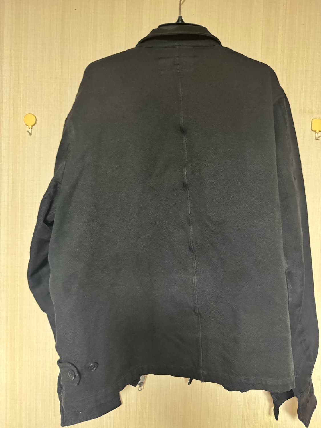 꼼데가르송 셔츠 더블 지퍼 블루종 m 상품이미지2