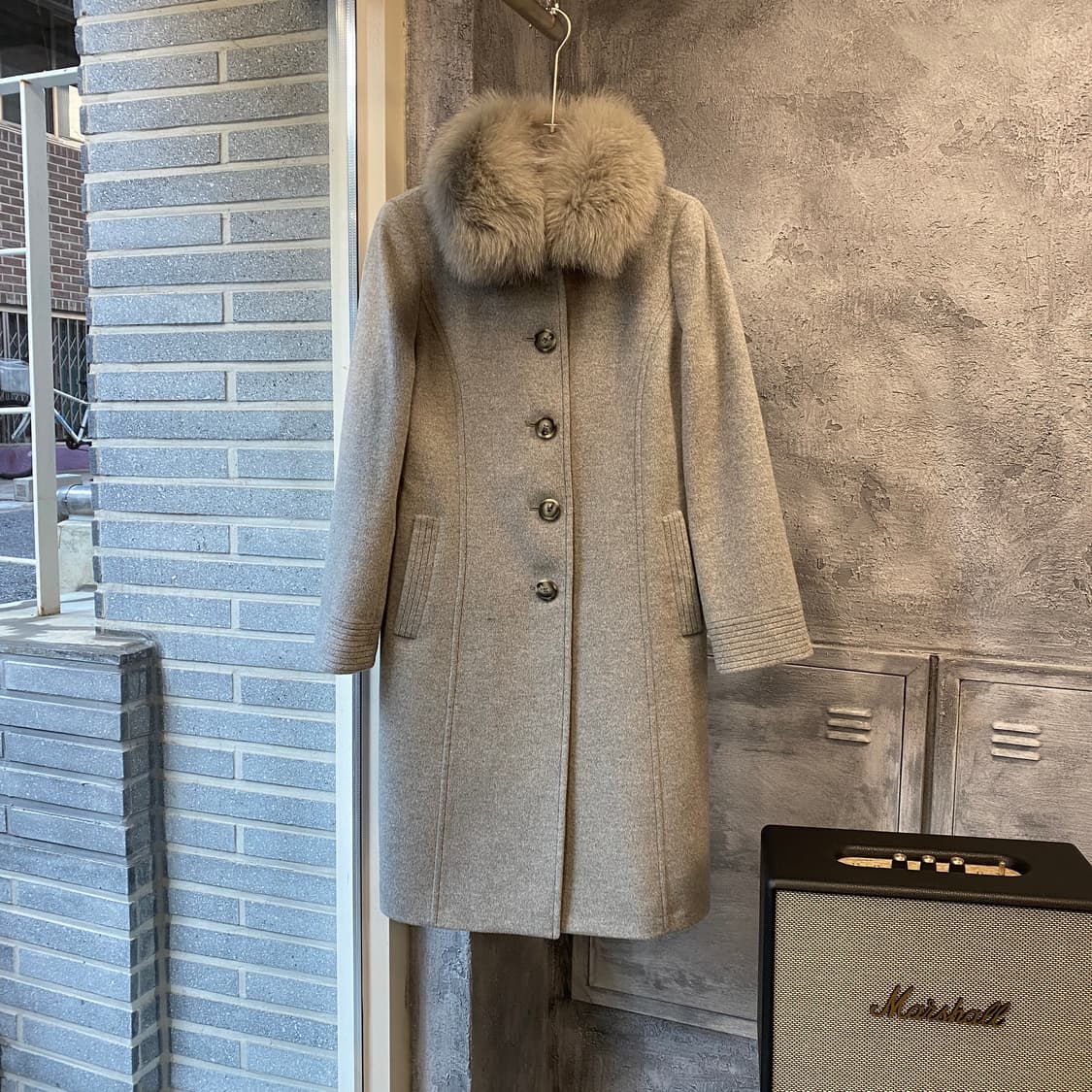 Fox angora wool coat 상품이미지4