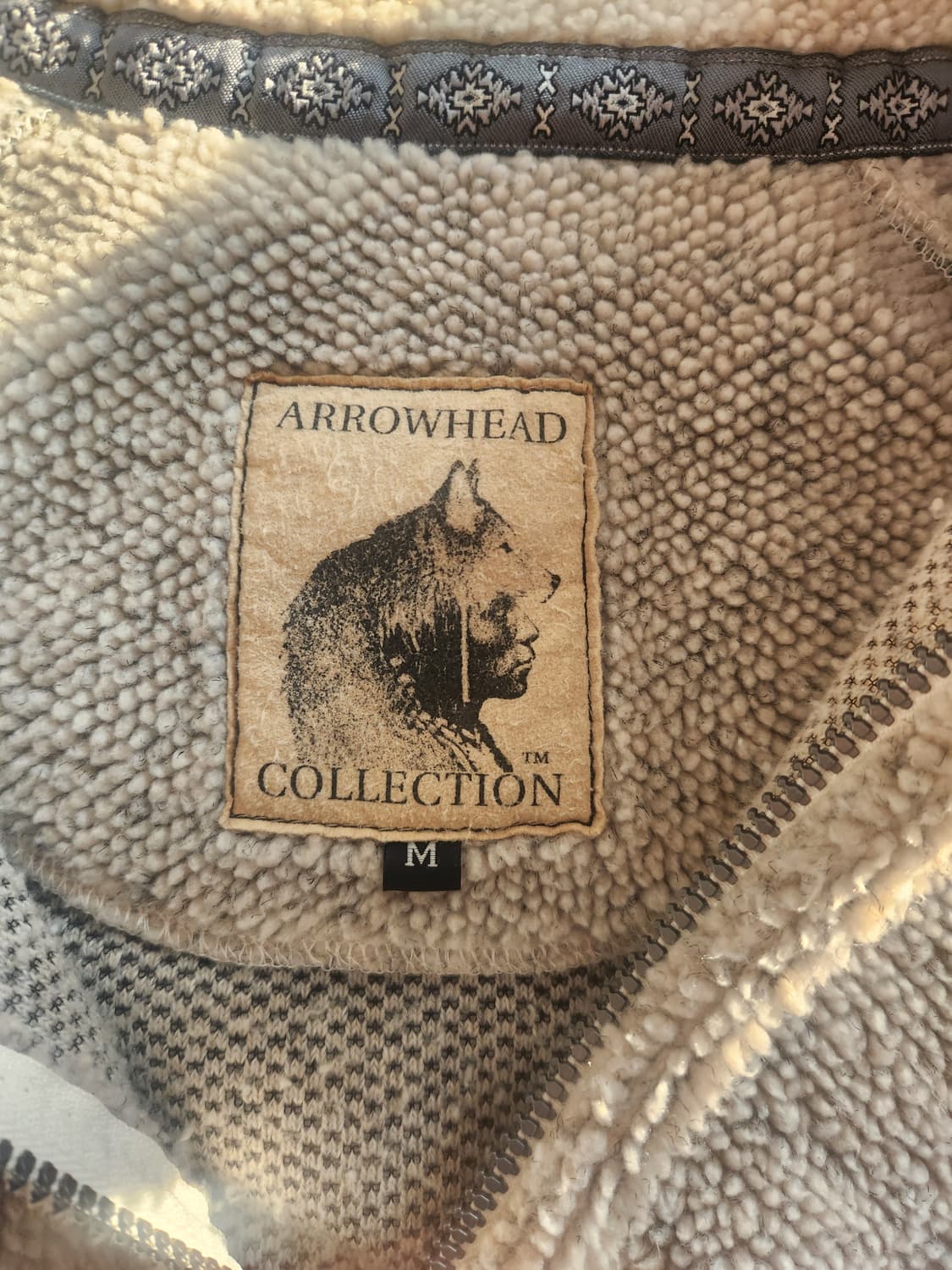 빈티지 자수 후리스 반집업 상품이미지6