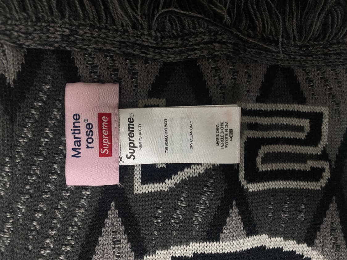 슈프림x마틴로즈 머플러 상품이미지2