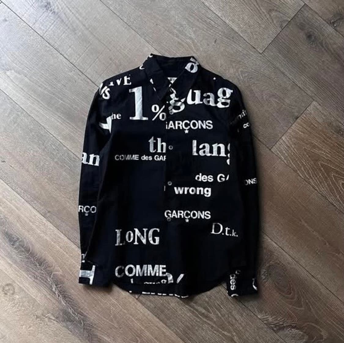 Archive Message Printing Blouse 상품이미지1