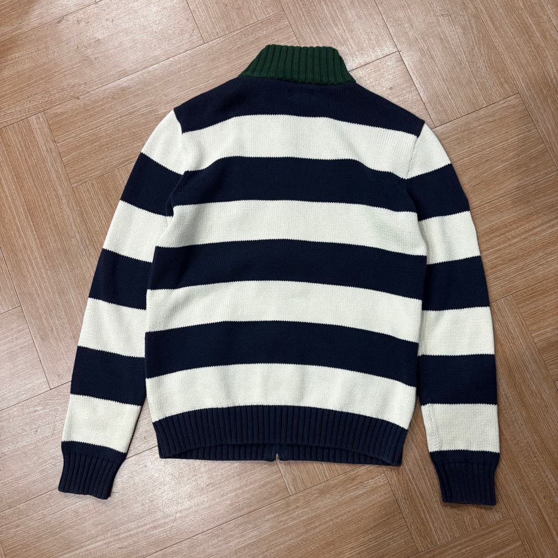 폴로 랄프로렌 빈티지 빅포니 스트라이프 니트 집업 상품이미지7