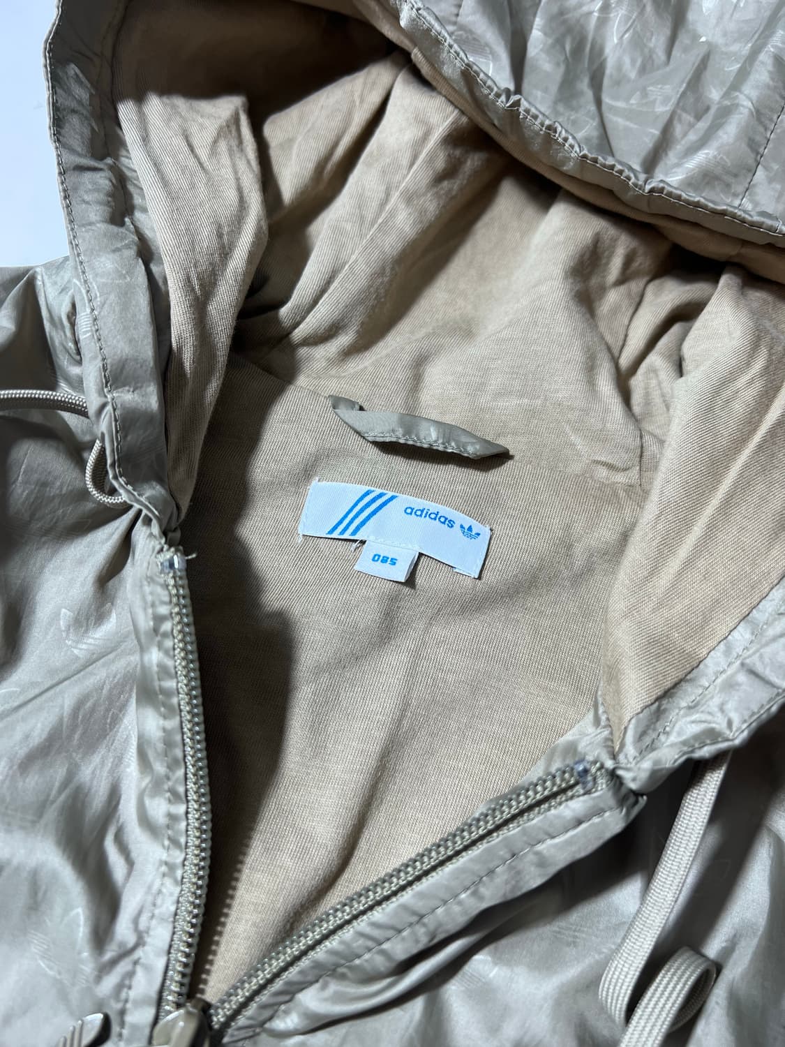 아디다스 나일론 후드 집업 레어 대장급 85 딱붙 상품이미지4