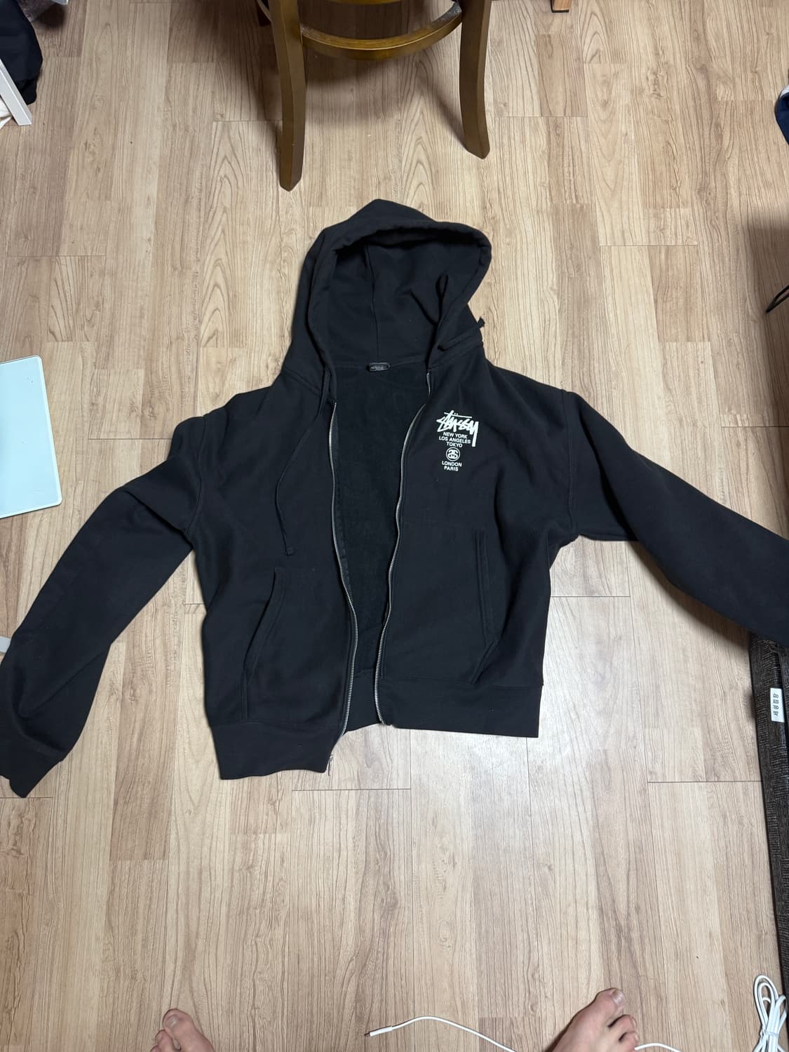 스투시 후드집업 2XL 상품이미지6