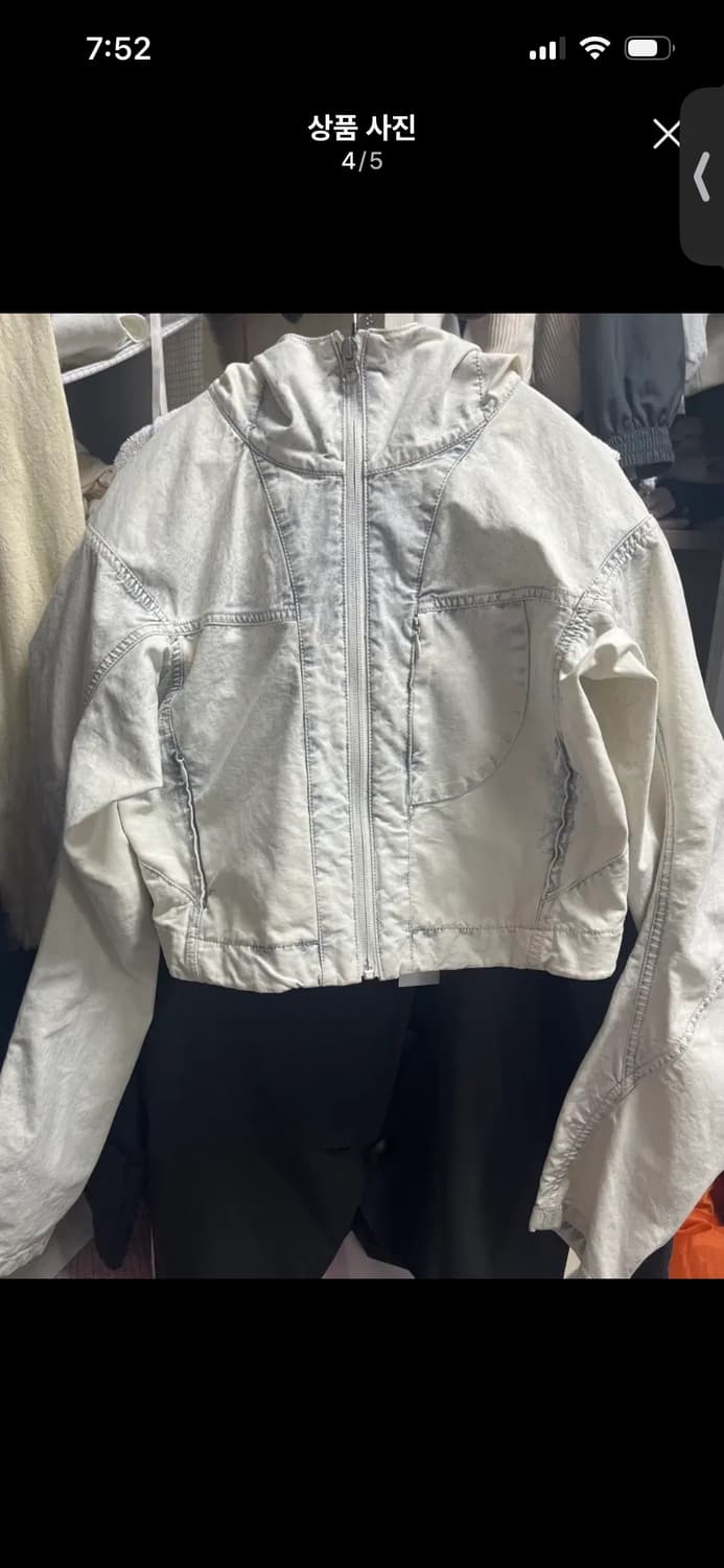 Hyeinseo 혜인서 워시드 크롭 자켓 상품이미지4