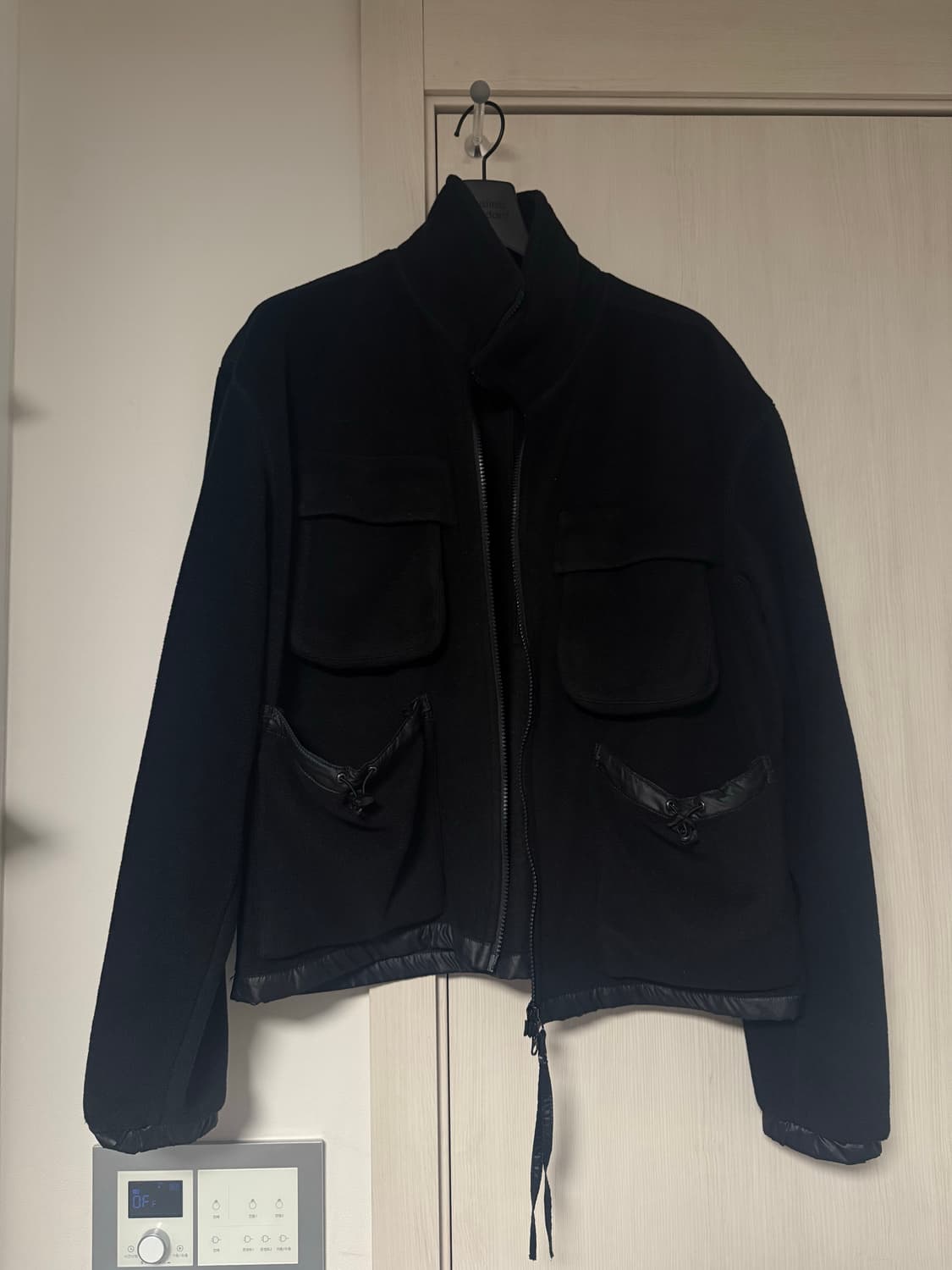 언어펙티드 블랙 후리스 자켓 상품이미지2