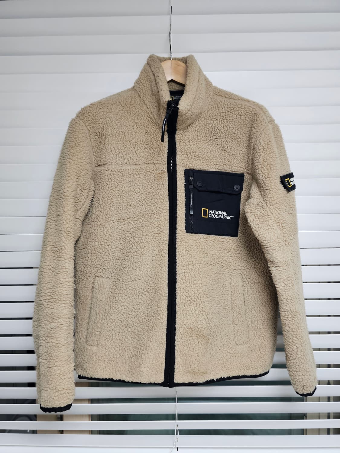 내셔널지오그래픽 뽀글이 플리스 XL 상품이미지1