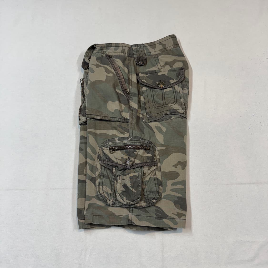 34inch) EDWIN 에드윈 카모 멀티포켓 카고팬츠 반바지 상품이미지7