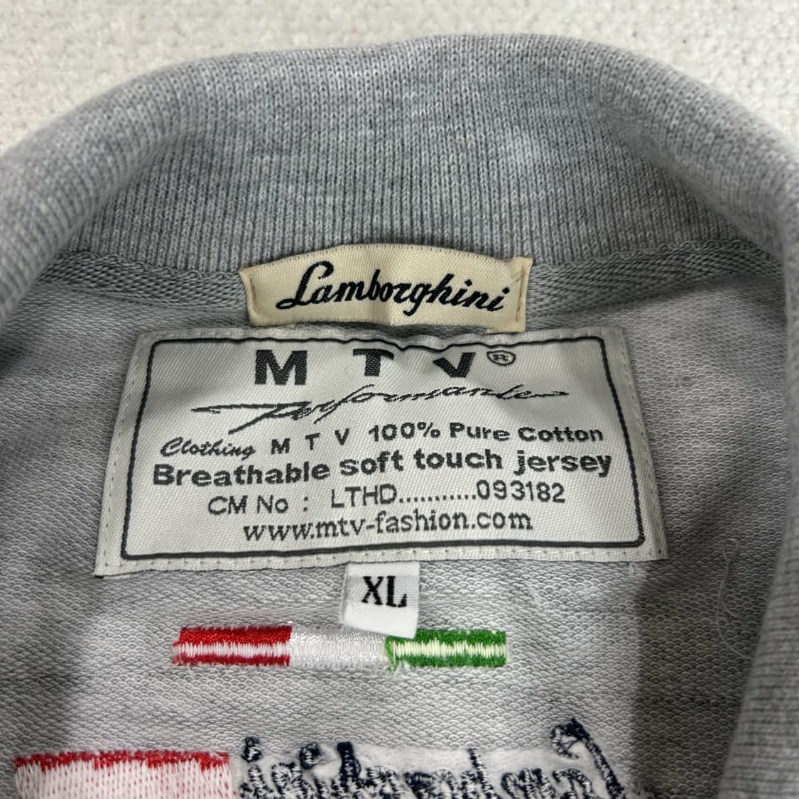 람보르기니 그레이 반팔 폴로티 m 상품이미지2