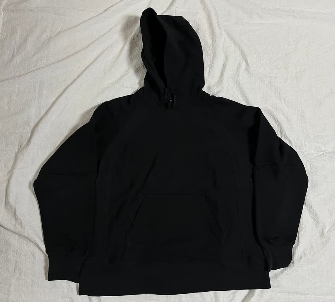 (M)엔지니어드가먼츠 스냅 후디 (블랙) 후드티 상품이미지1