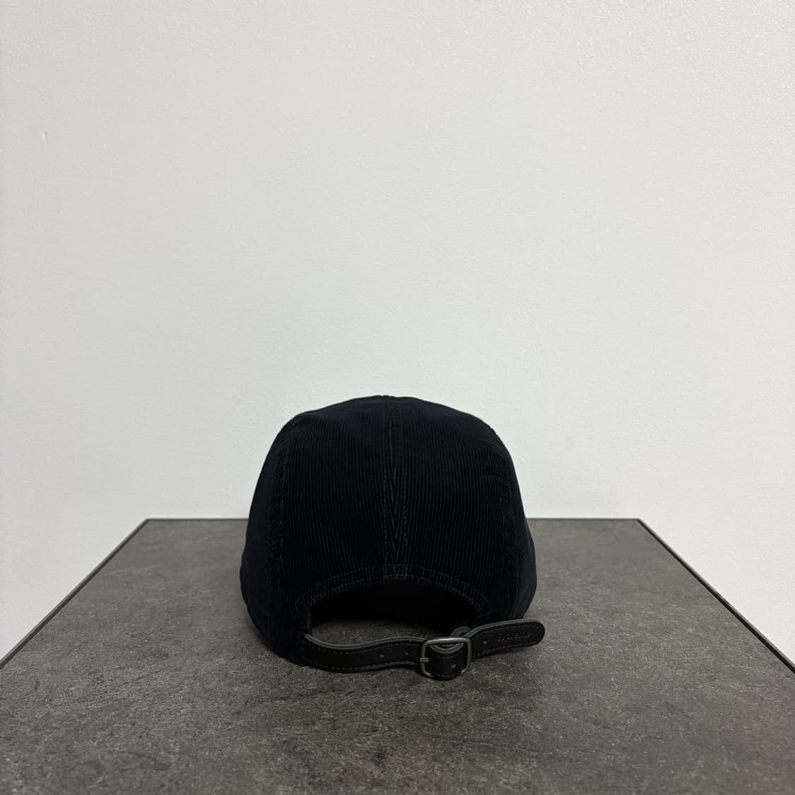 (OS) 슈프림 박스로고 캠프캡 모자 코듀로이 블랙 상품이미지4