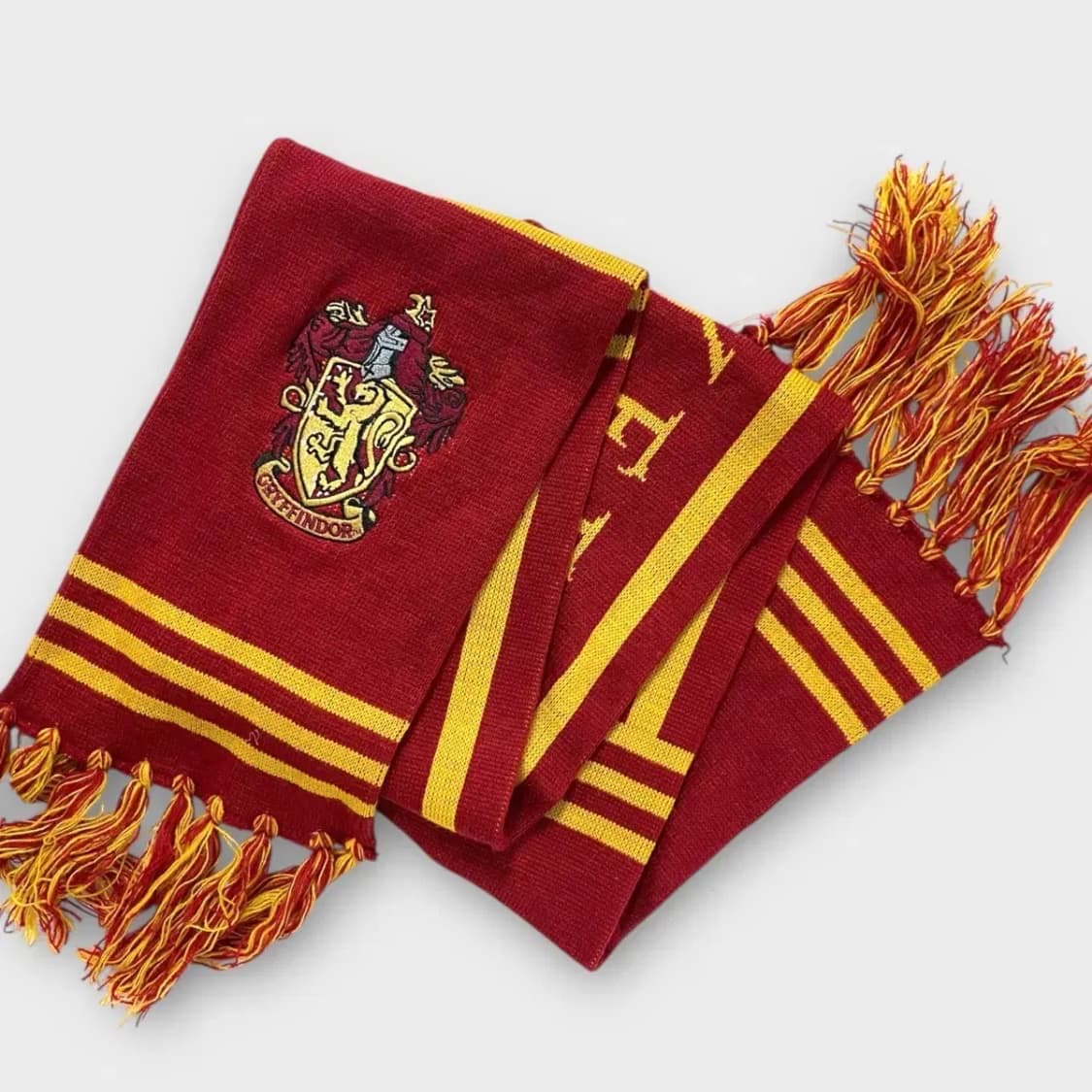 해리포터 그리핀도르 자수 롱 머플러 상품이미지2