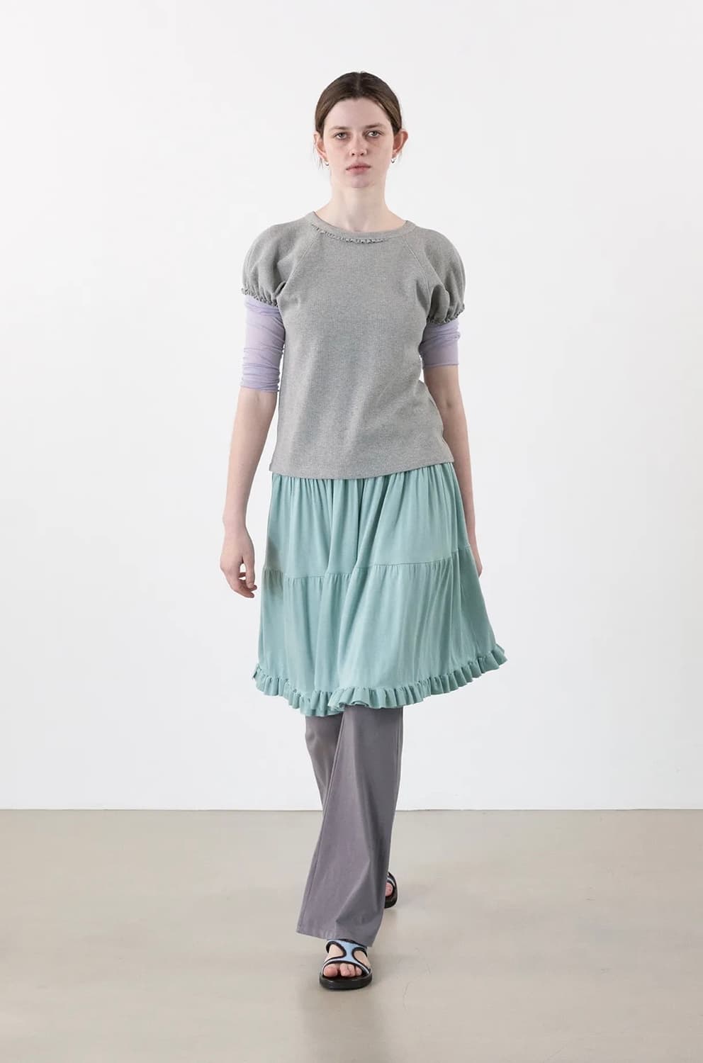 코스모스 저지 스커트 민트 상품이미지1