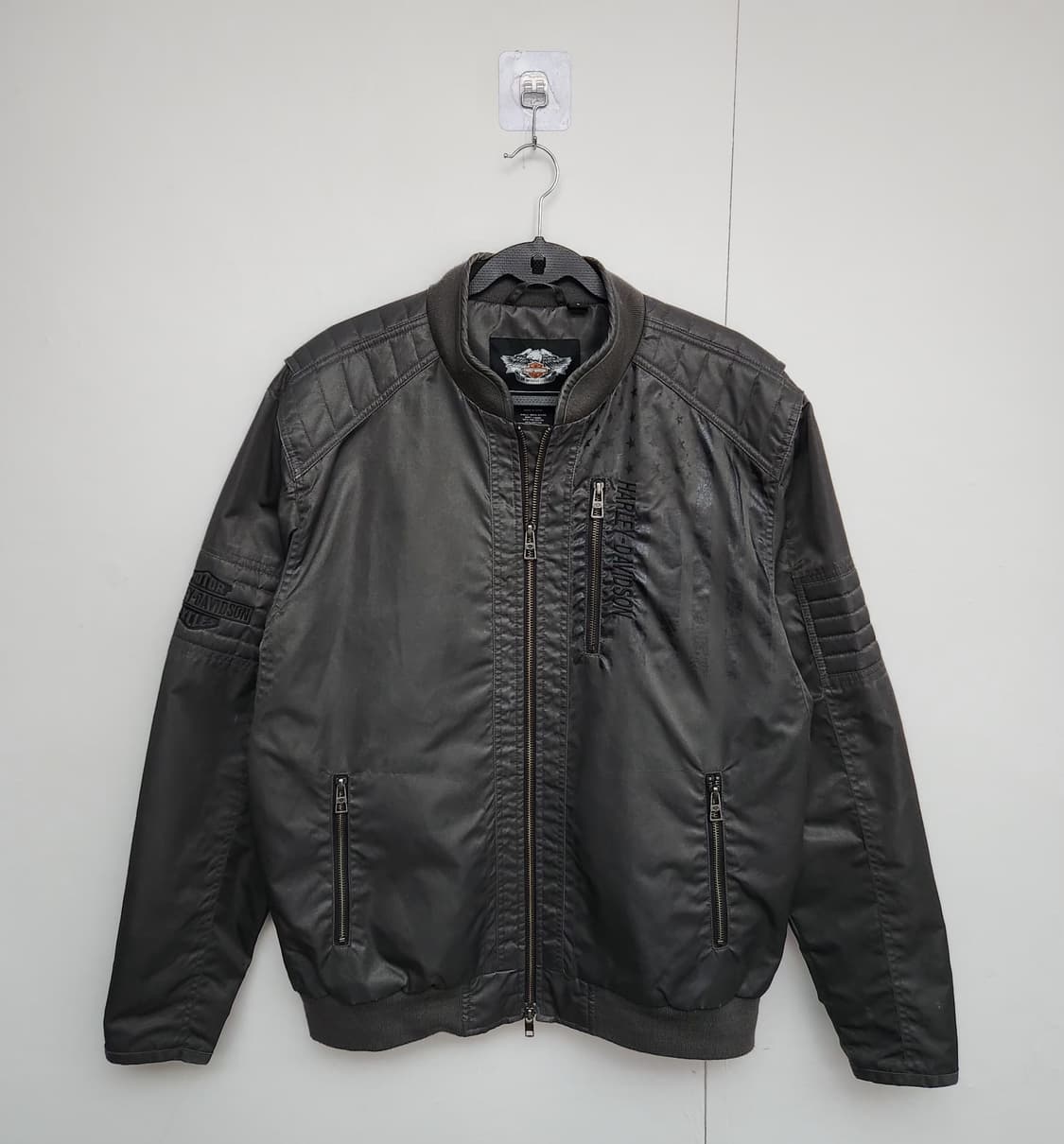 할리데이비슨 100 항공점퍼 라이더자켓 블루종 상품이미지1