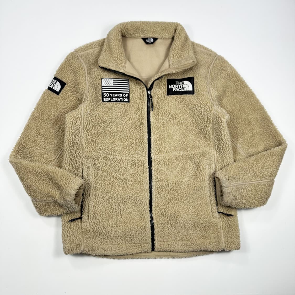 노스페이스 50주년 양털 후리스 베이지 L 상품이미지1