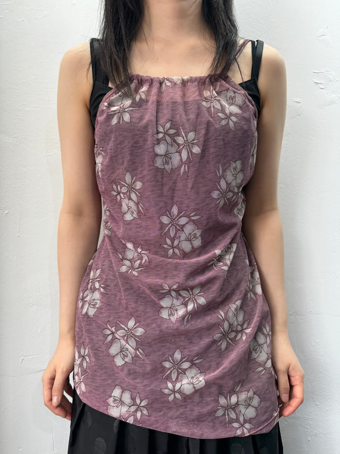 flower seethrough sleeveless 상품이미지6