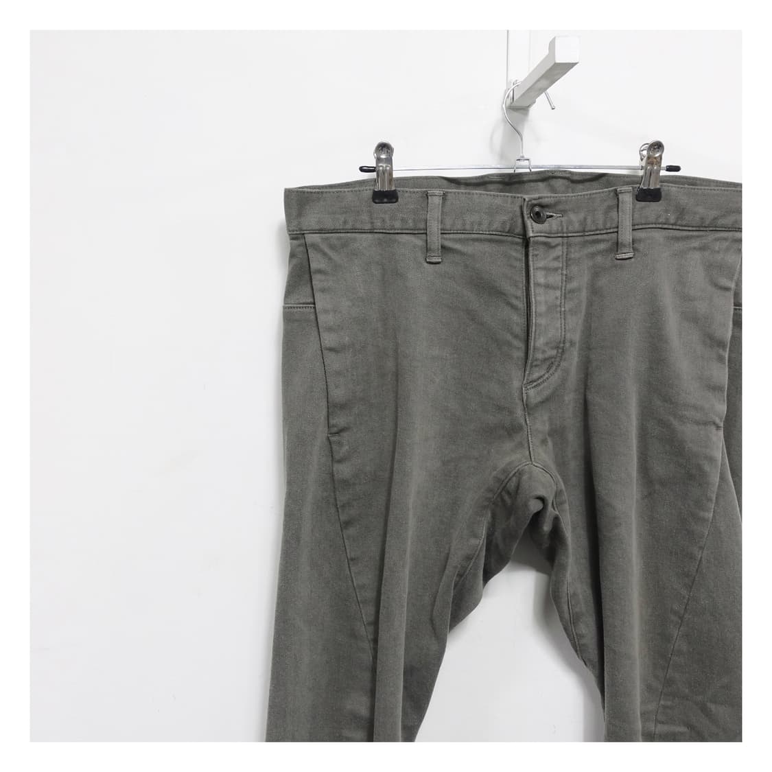 [48] SHELLAC 셸락 쉘락 가먼트다잉 패브릭 J커브 아티잔 팬츠 상품이미지5