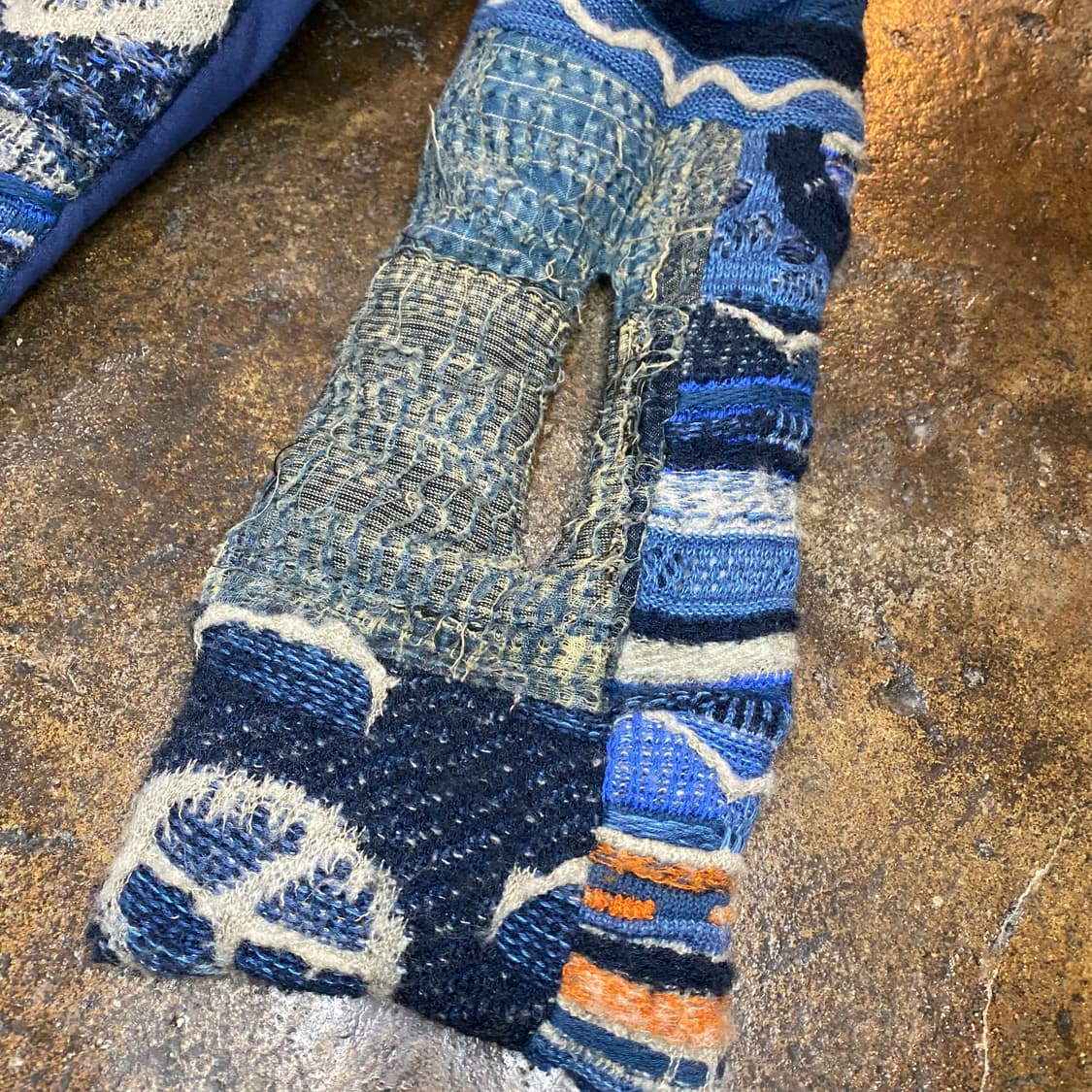 캐피탈 패치워크 보로 머플러 상품이미지2