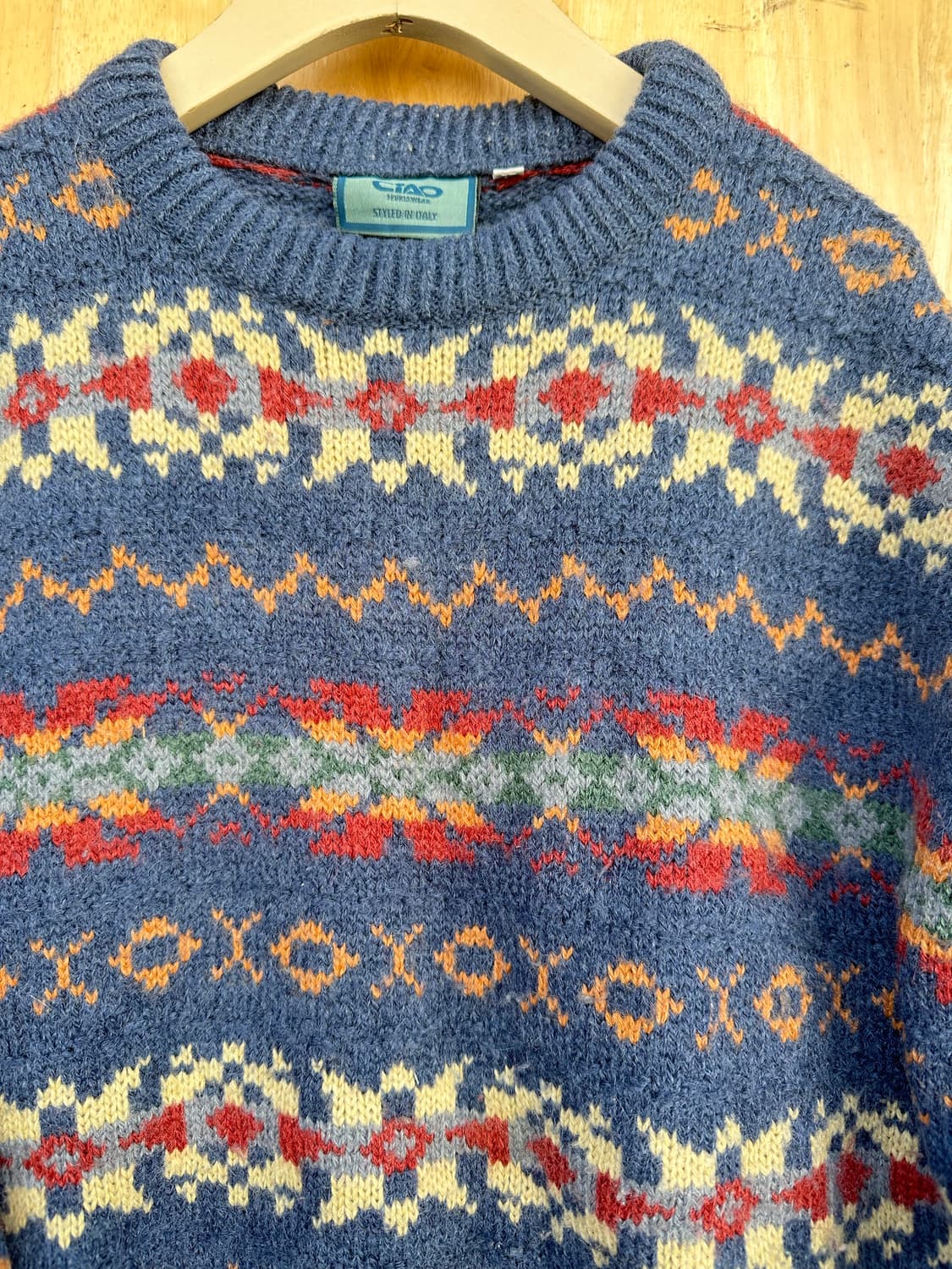 이탈리아 노르딕패턴 스웨터 상품이미지4