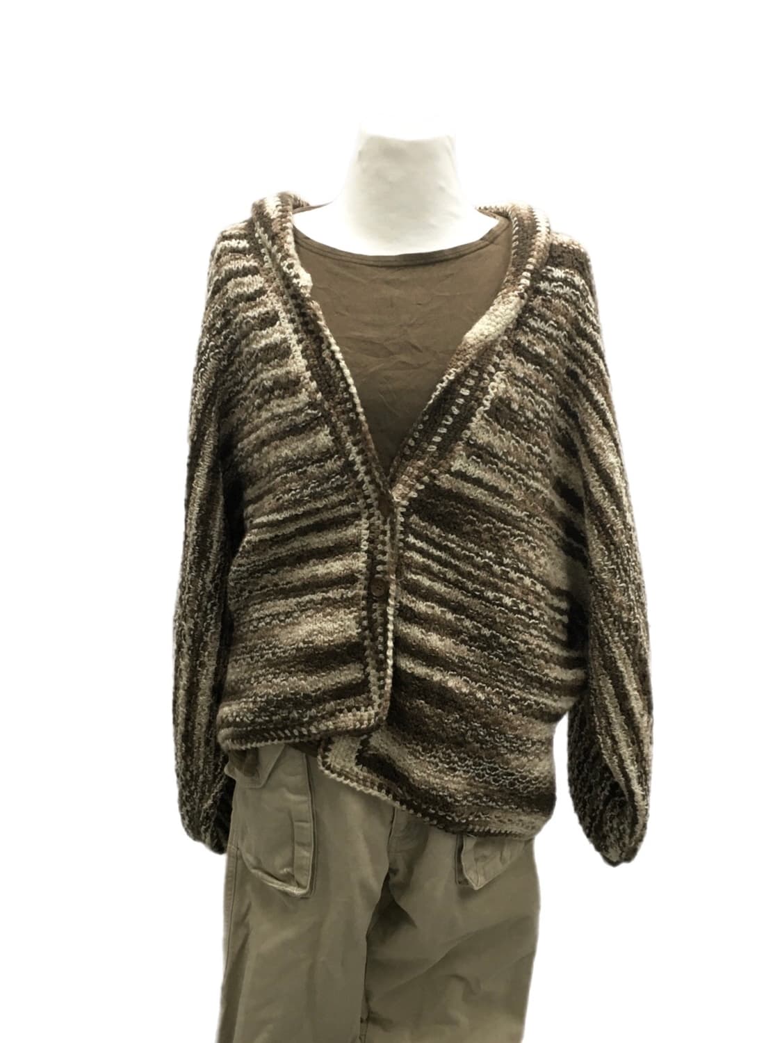 JPN Brown cardigan 상품이미지1