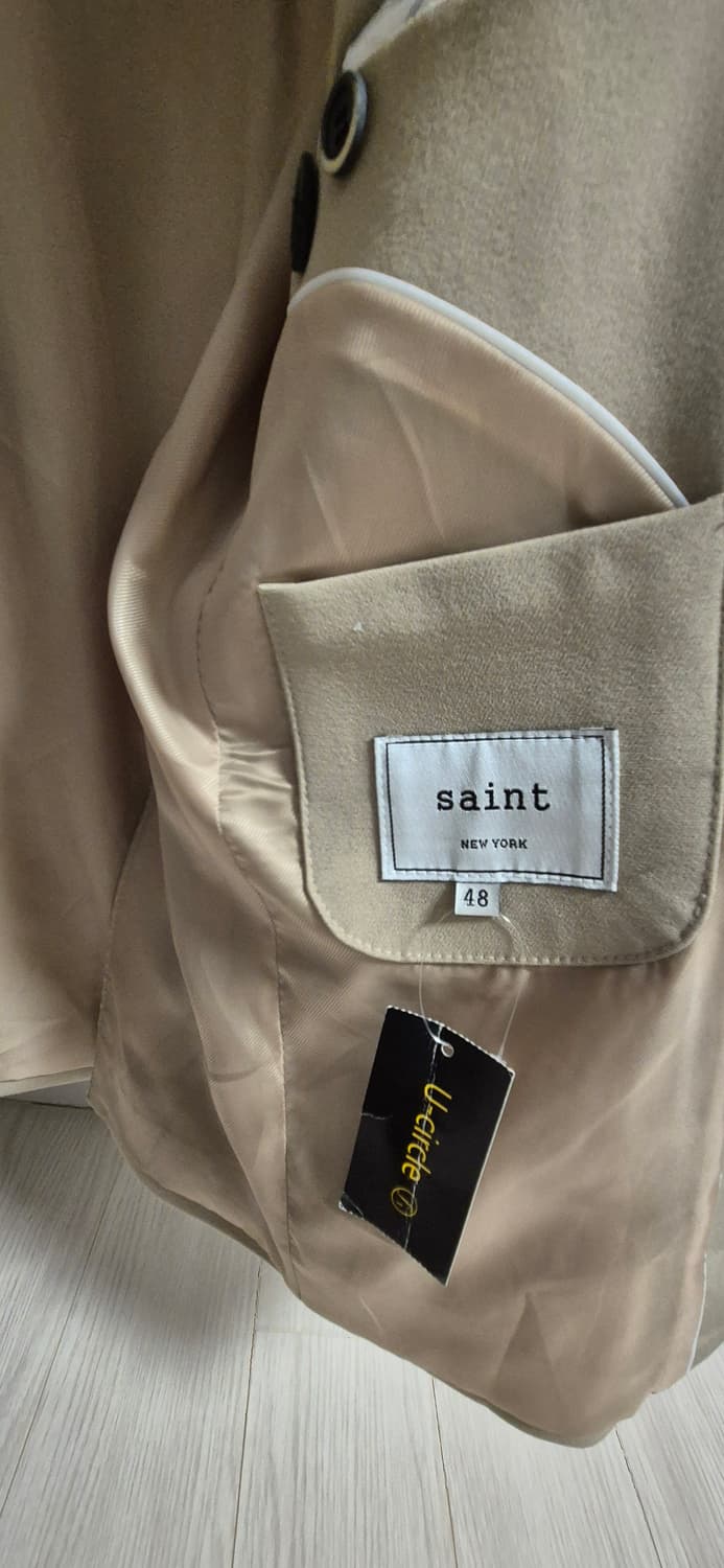saint 베이지 블레이저 자켓 48(95)-미착용 상품이미지4