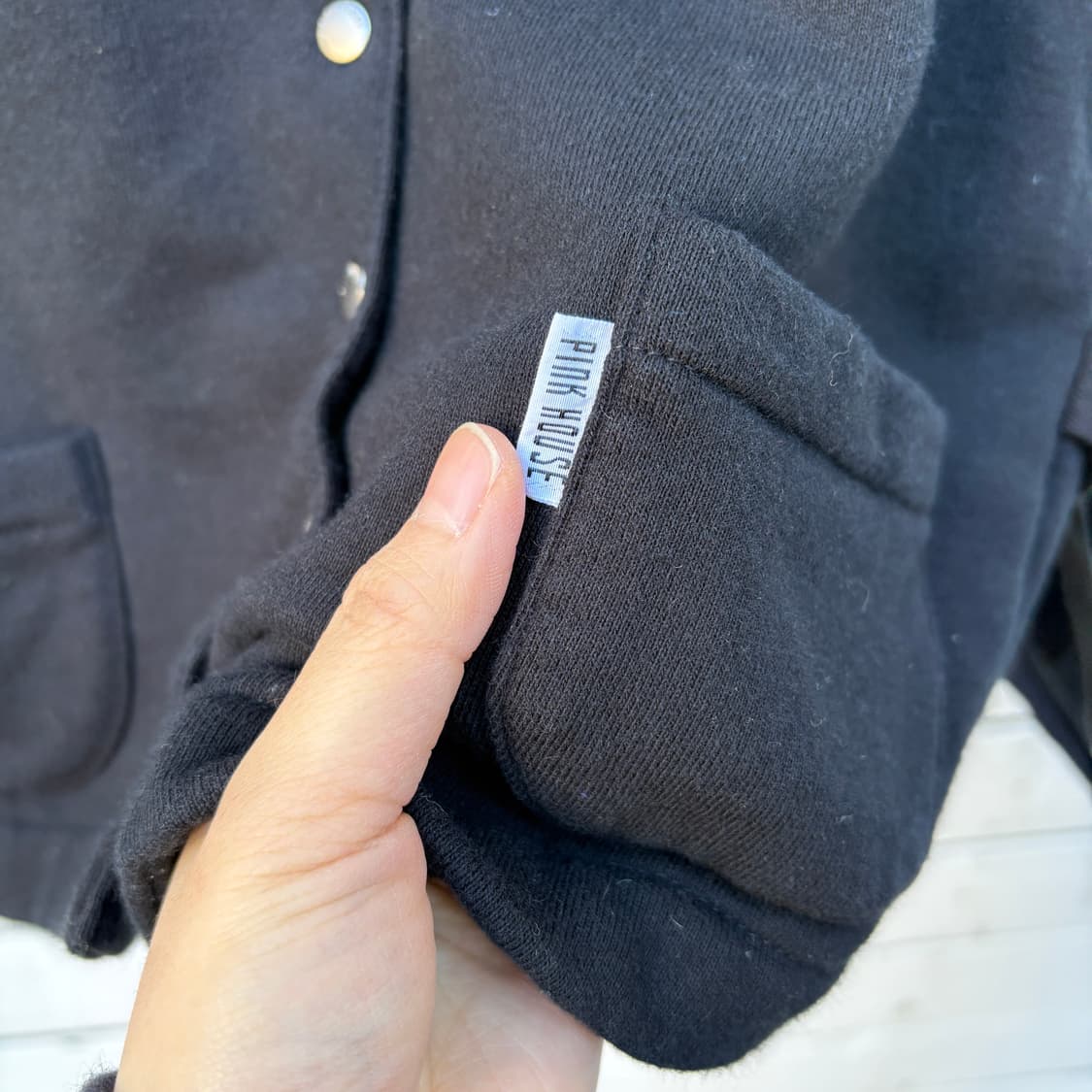 Pink House 핑크하우스 도트 리본 가디건 상품이미지4