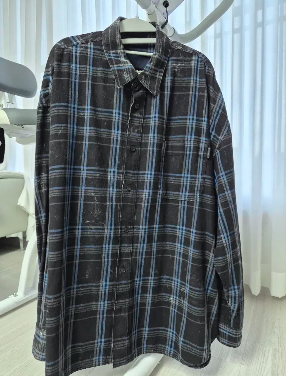 (새상품급) 준지 25FW 아일랜드 셔츠 블랙 46 상품이미지1