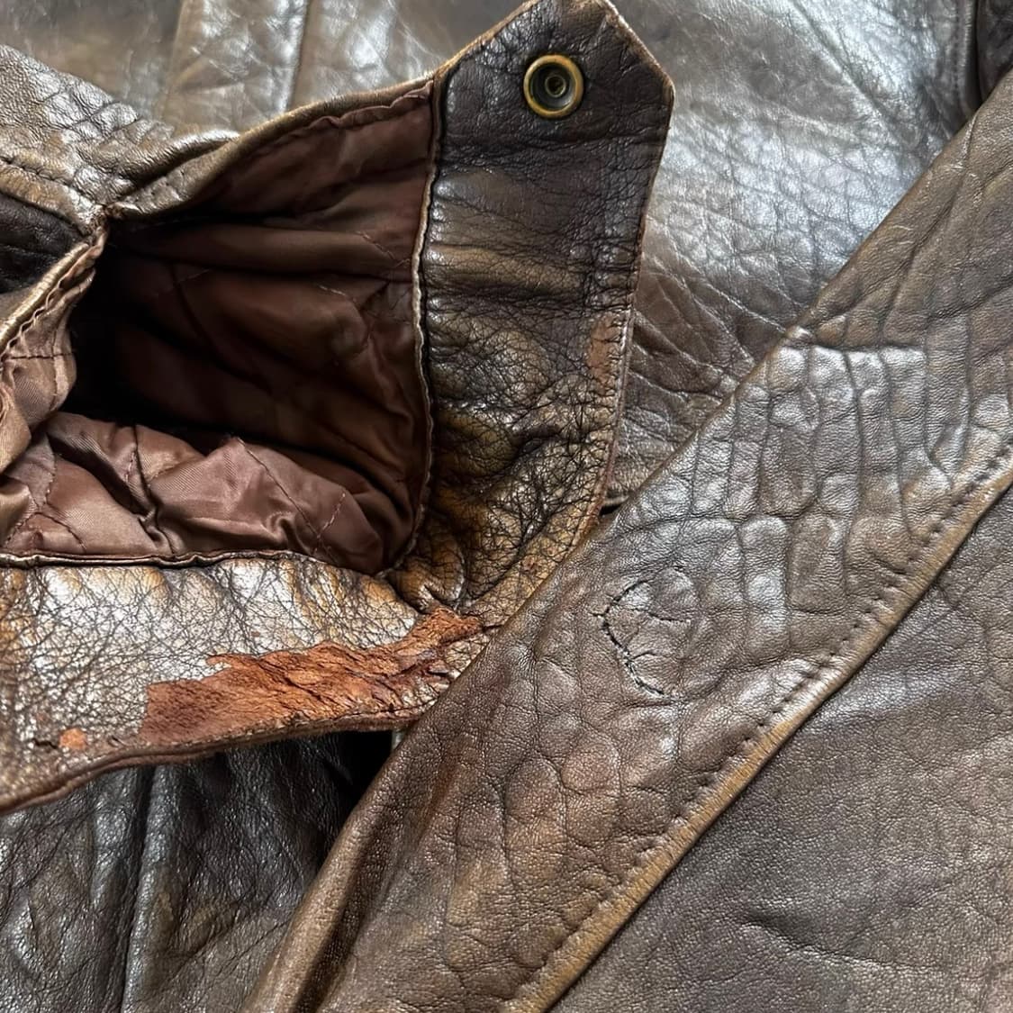 DEUX.C  A-2 리얼 가죽 자켓 상품이미지4